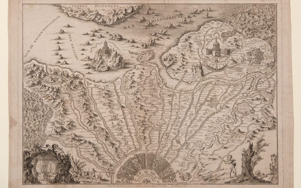 The Empire of the Heart (L’Empire du Coeur), 1752. Published by Longchamps et Janvier, Paris.